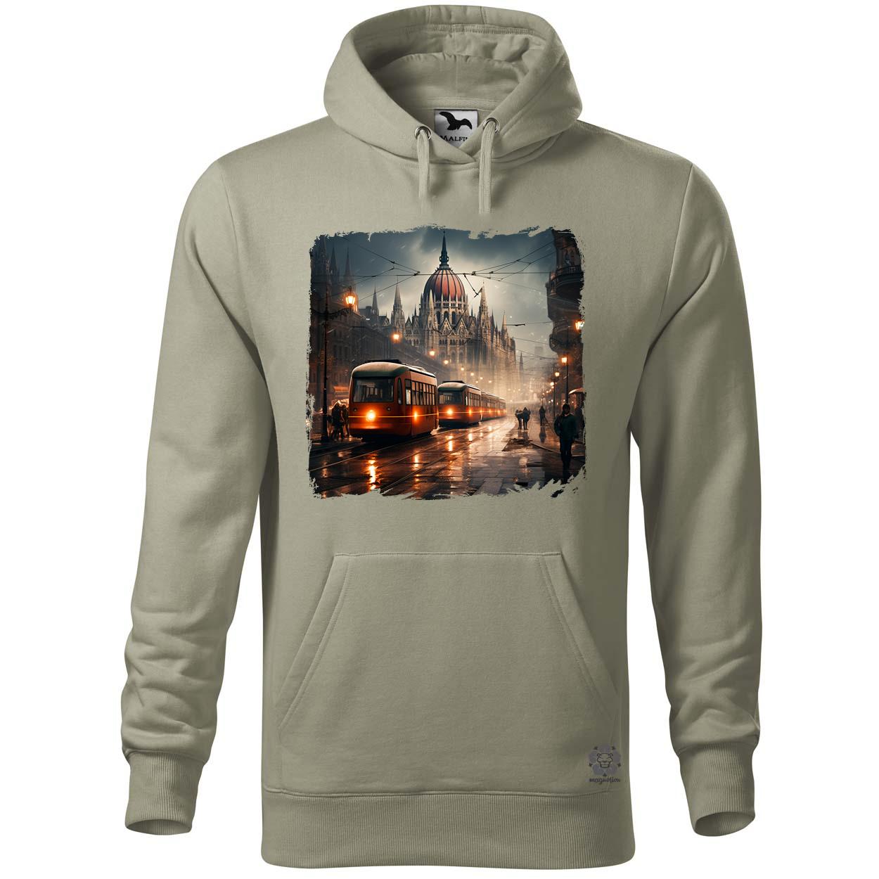 Disztópikus cyberpunk Budapest v13 egyedi  pulóver 