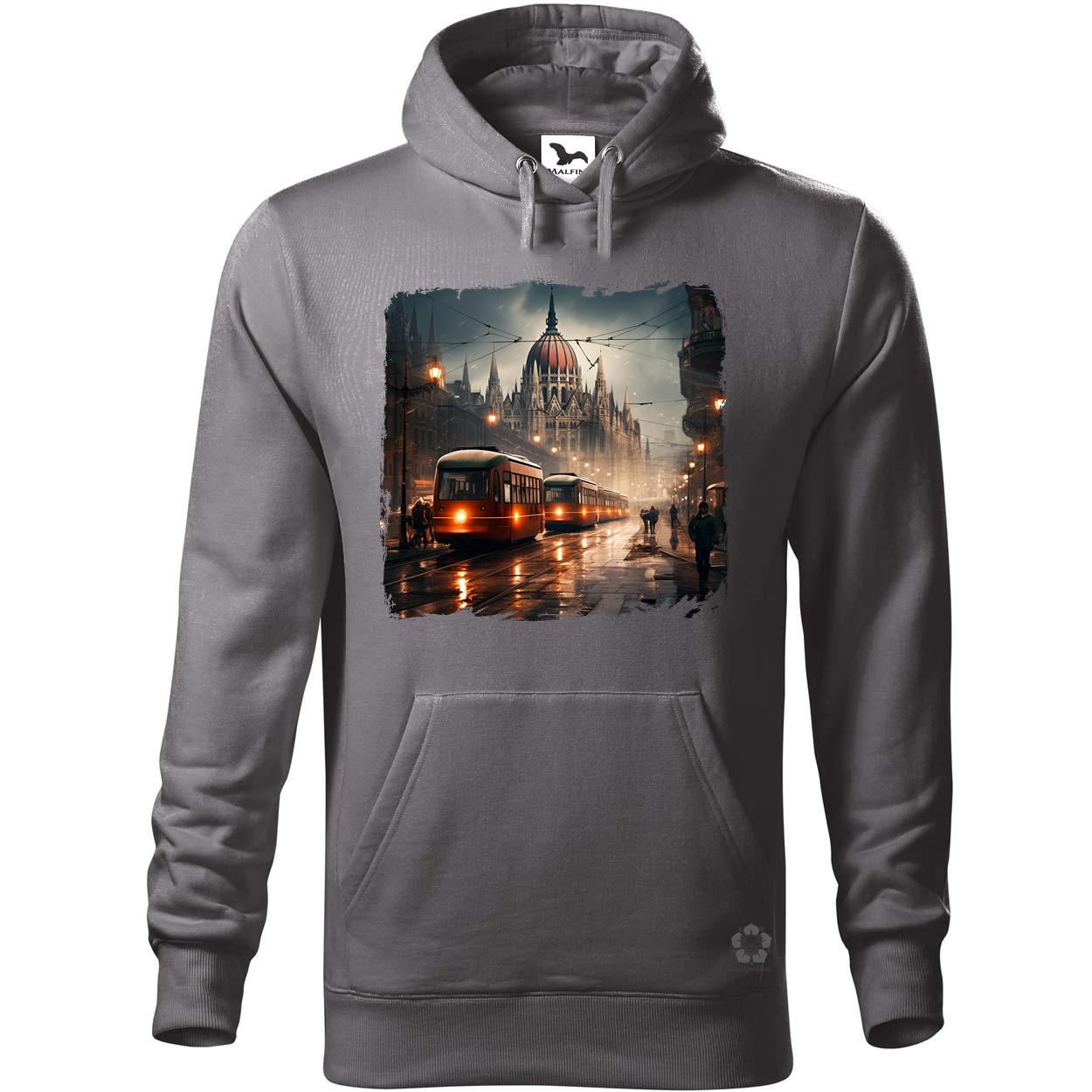 Disztópikus cyberpunk Budapest v13 egyedi  pulóver 