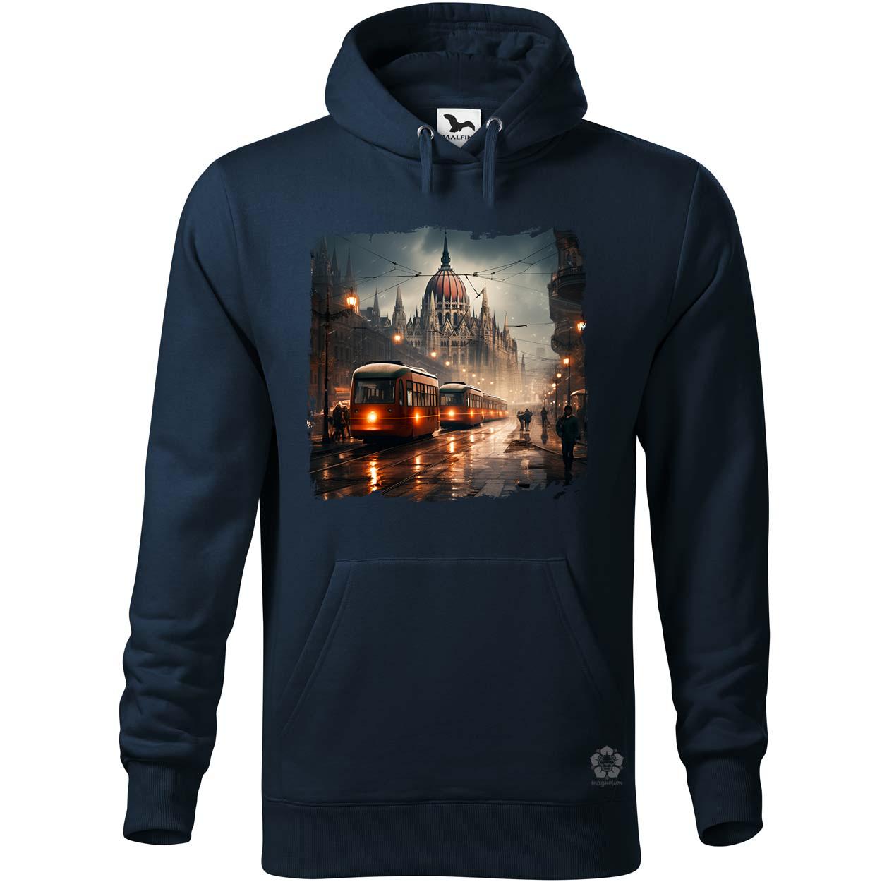Disztópikus cyberpunk Budapest v13 egyedi  pulóver 
