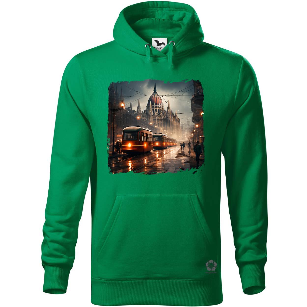 Disztópikus cyberpunk Budapest v13 egyedi  pulóver 