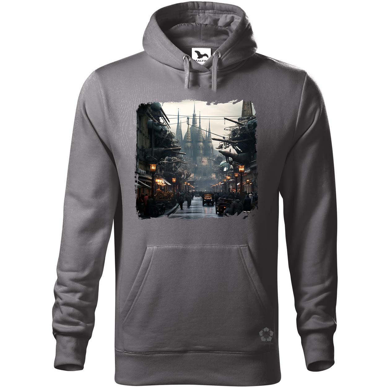 Disztópikus cyberpunk Budapest v16 egyedi  pulóver 
