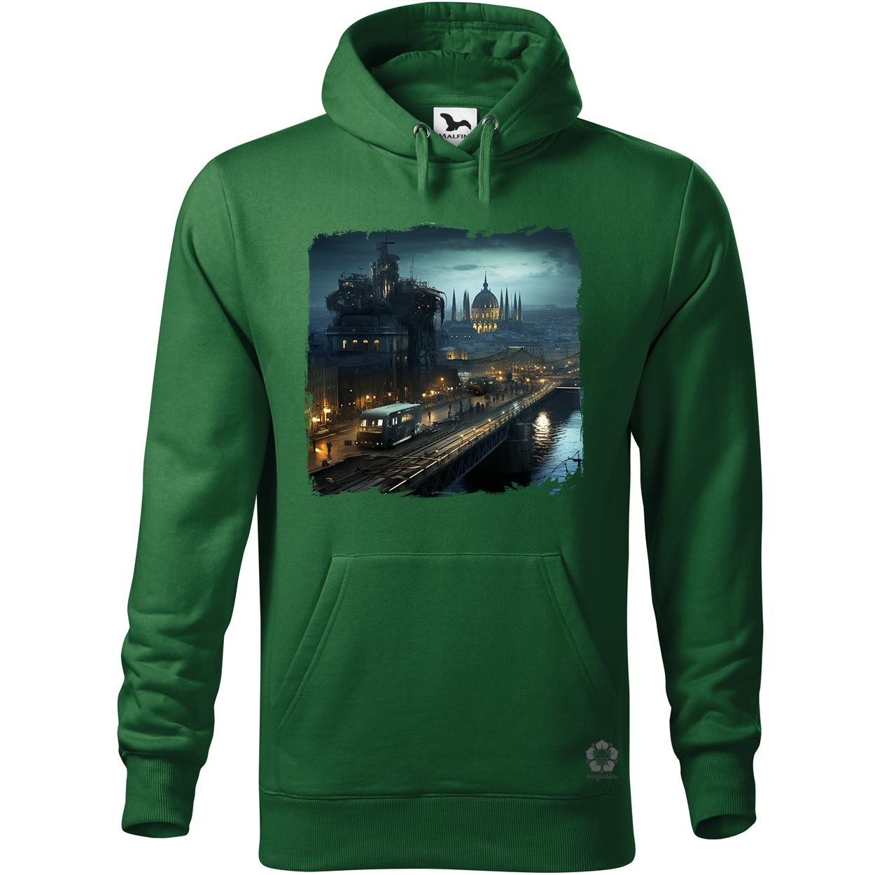 Disztópikus cyberpunk Budapest v9 egyedi  pulóver 