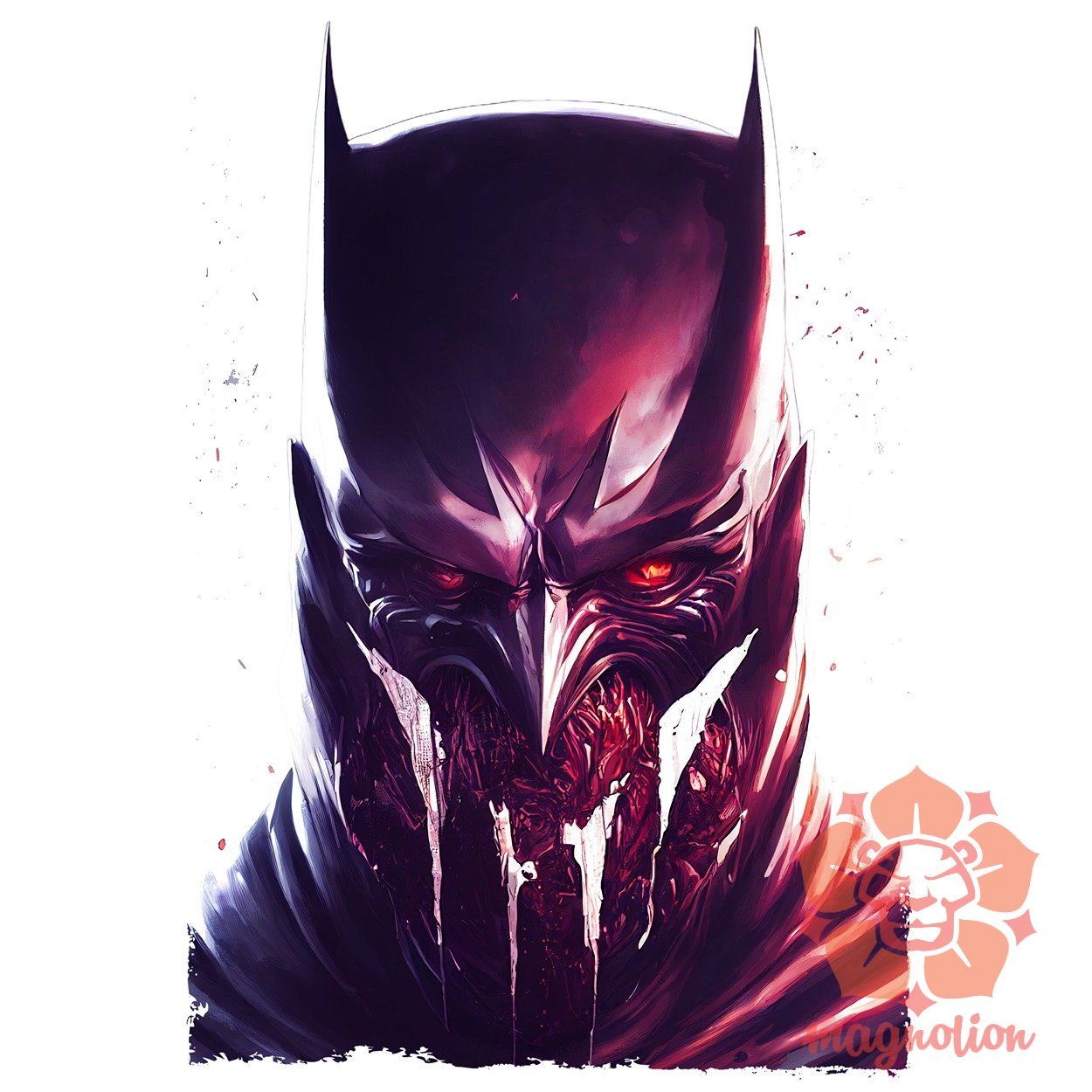 Vérontó Batman egyedi póló 