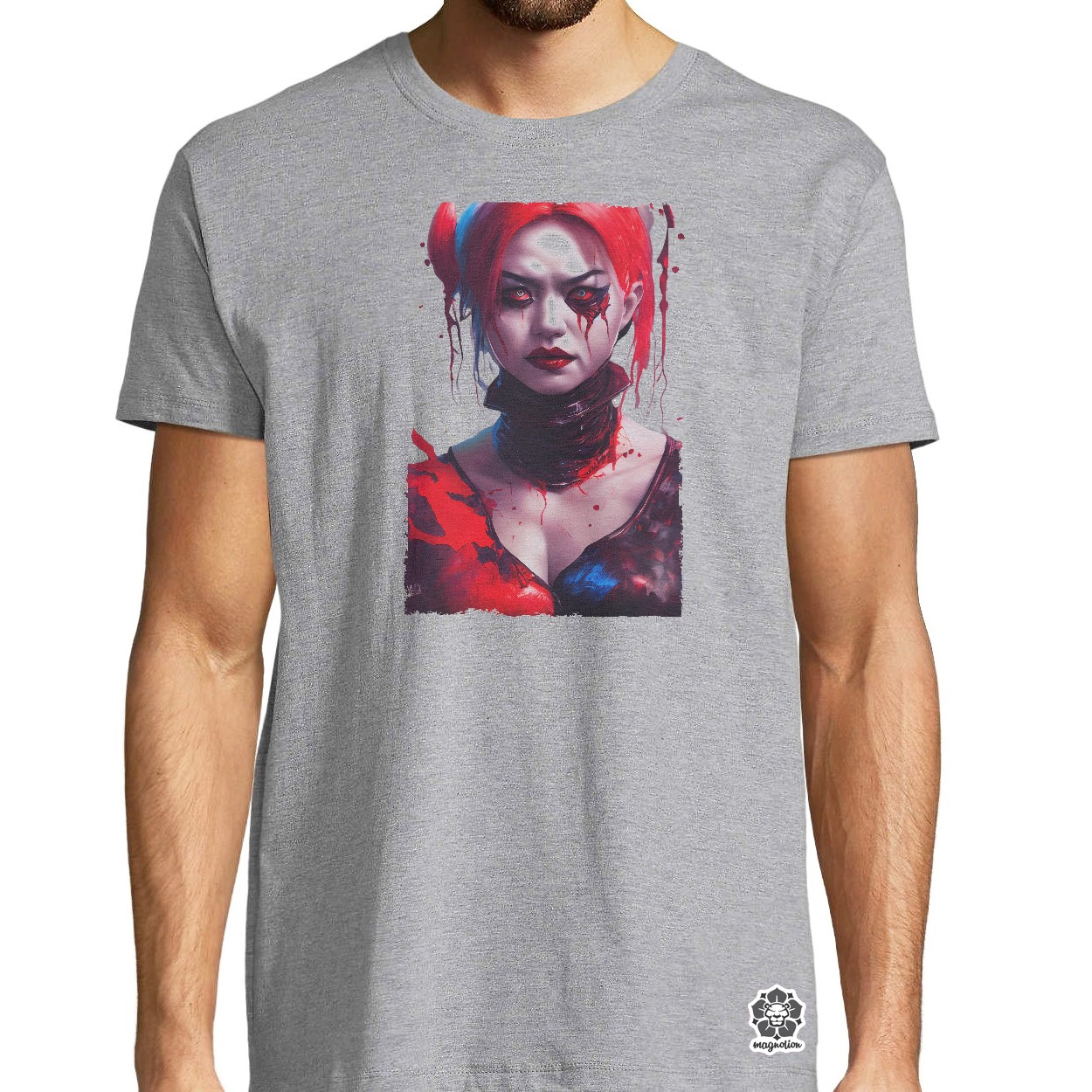 Vérontó Harley Quinn v1 egyedi póló 