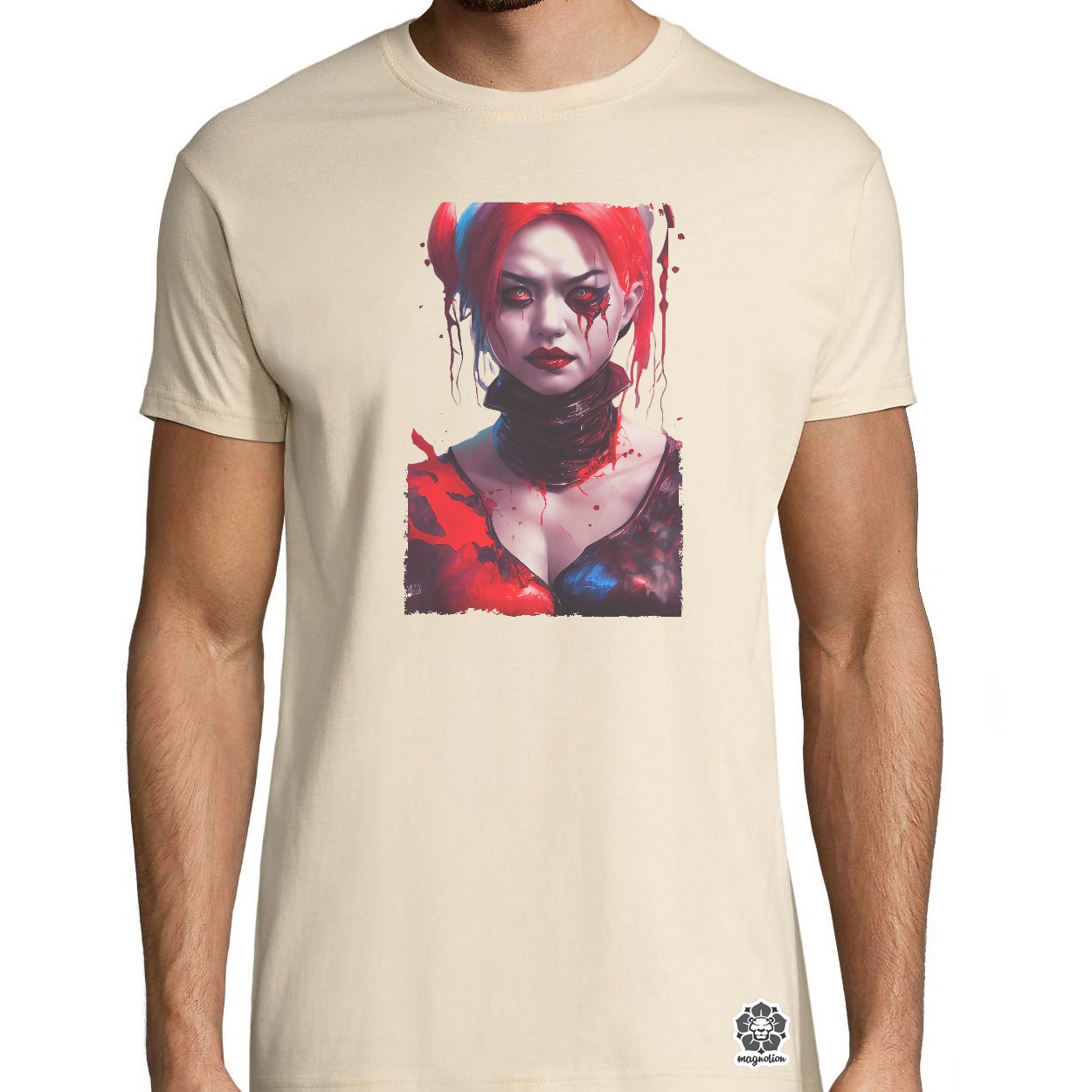 Vérontó Harley Quinn v1 egyedi póló 