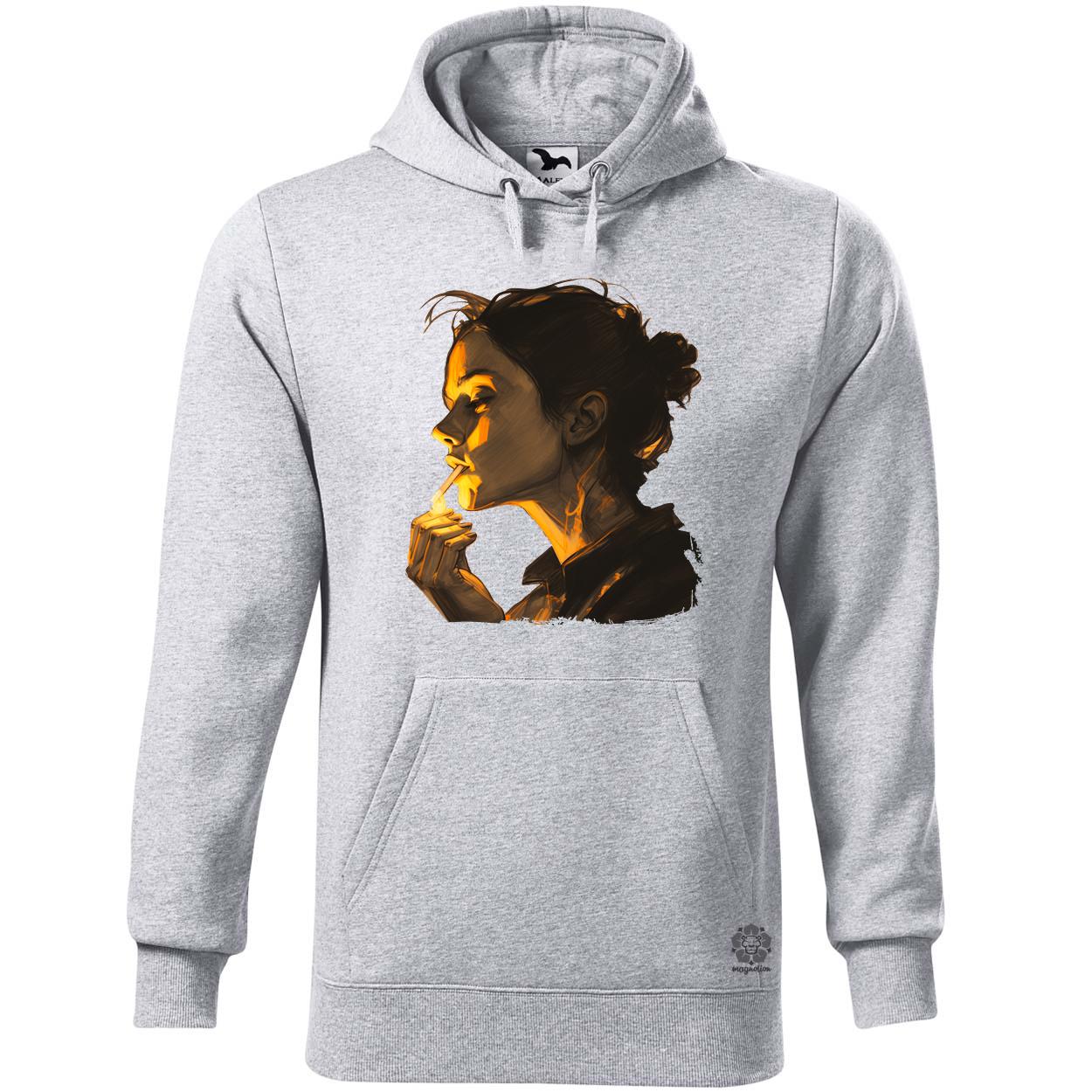 Rágyújtok v6 egyedi  pulóver 