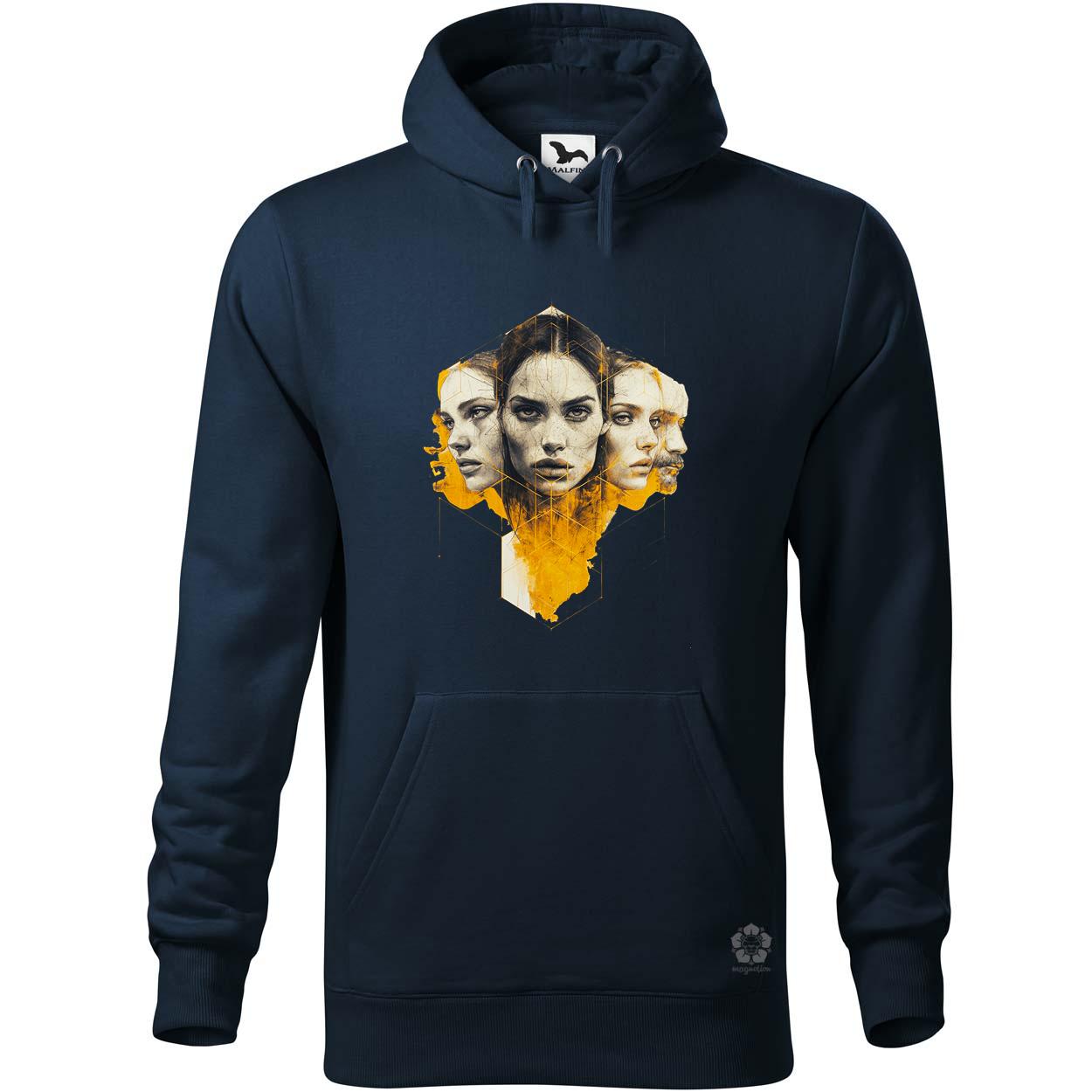 Hexagon arcok v4 egyedi  pulóver 