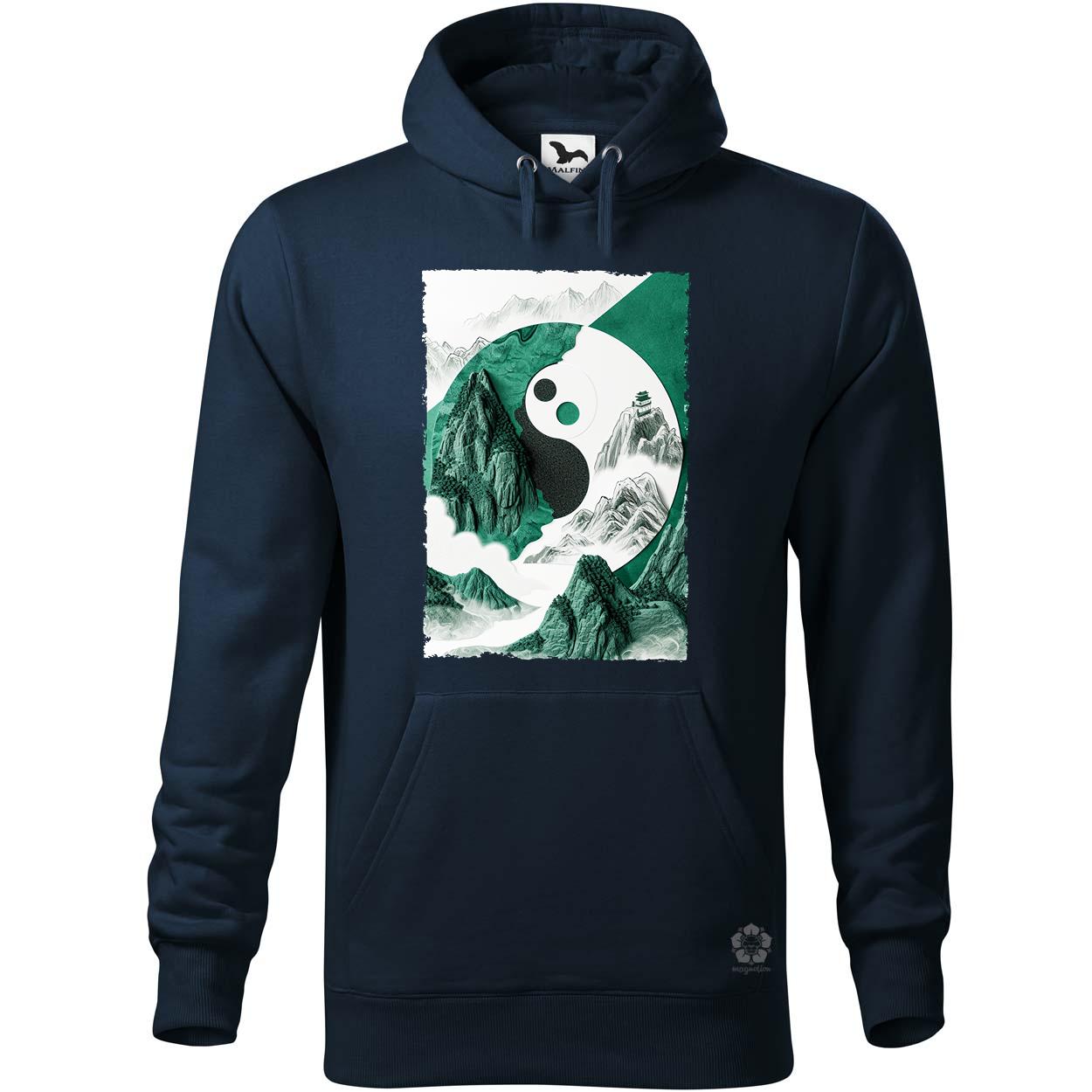 Jin Jang táj v2 egyedi  pulóver 