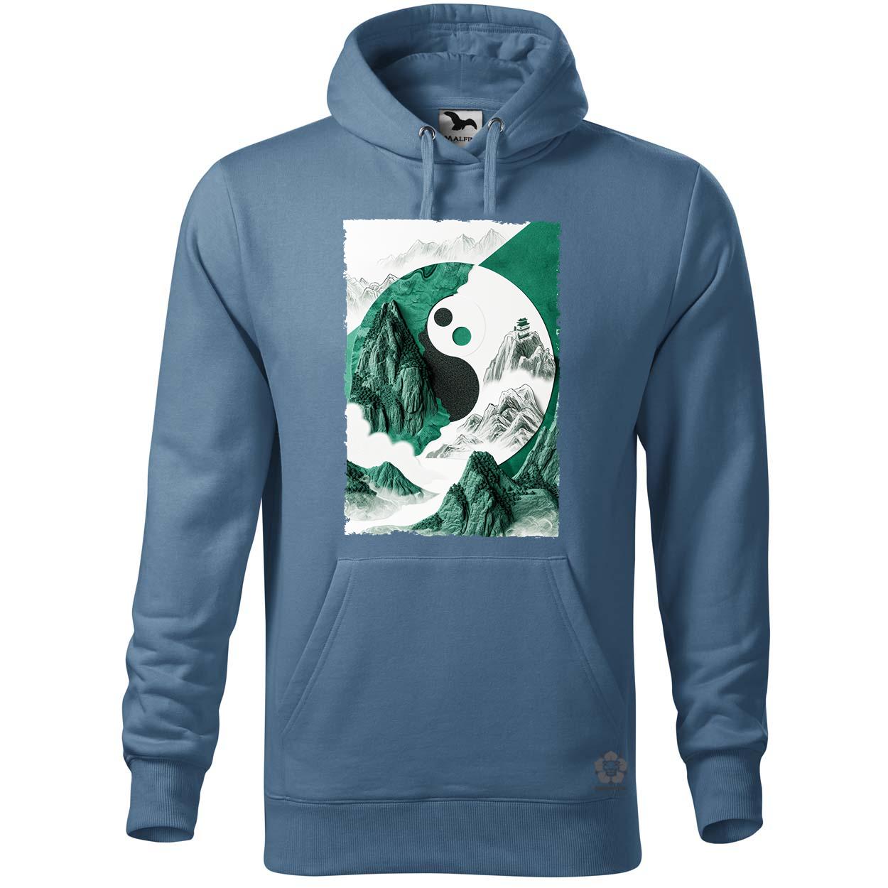 Jin Jang táj v2 egyedi  pulóver 