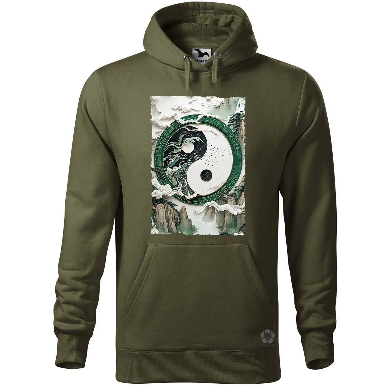 Jin Jang táj v3 egyedi  pulóver 