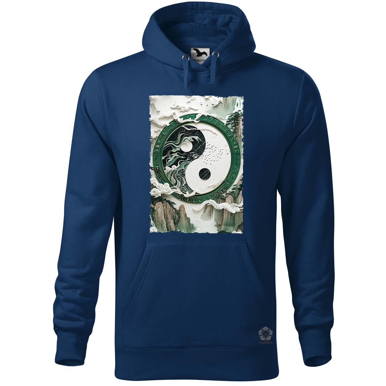 Jin Jang táj v3 egyedi  pulóver 
