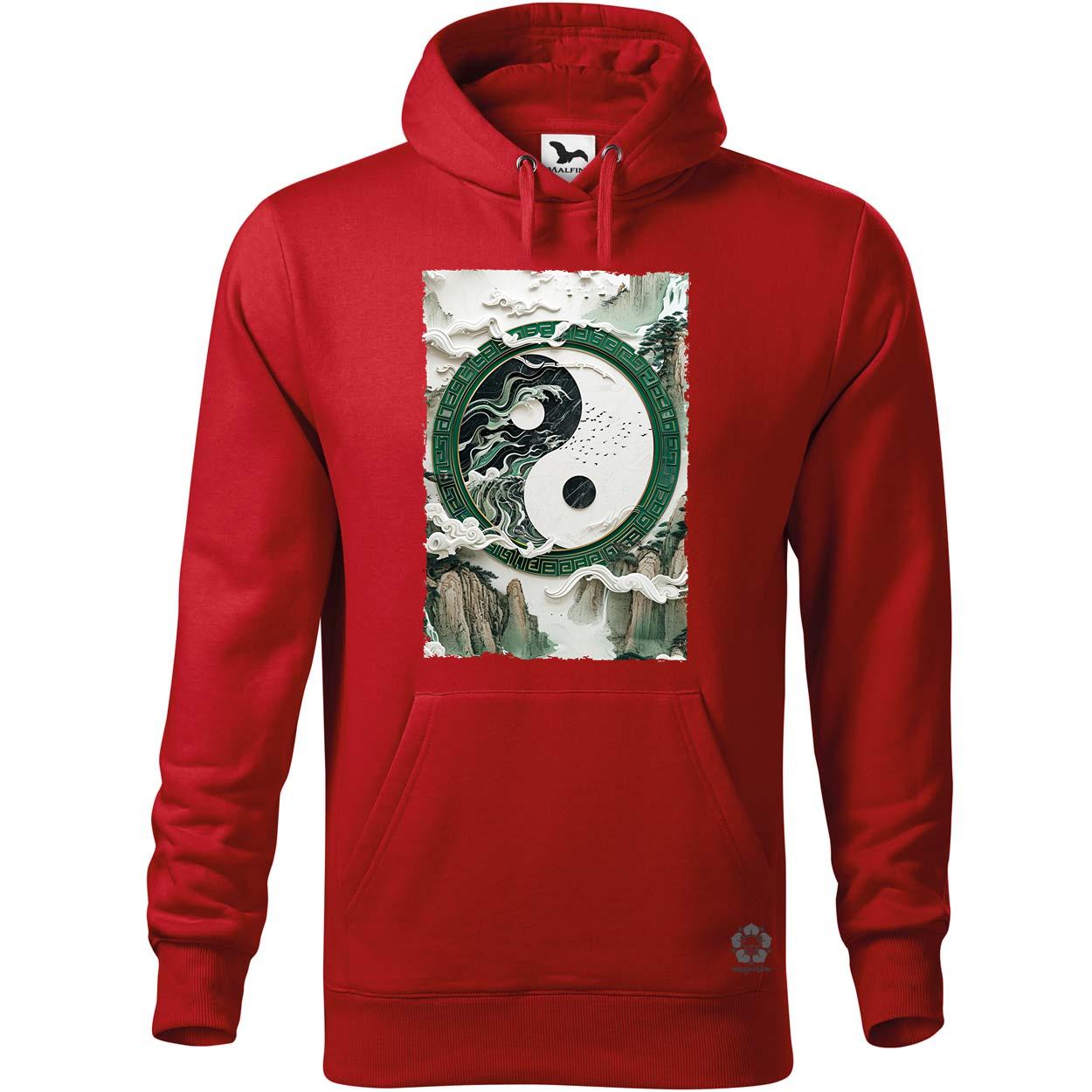 Jin Jang táj v3 egyedi  pulóver 