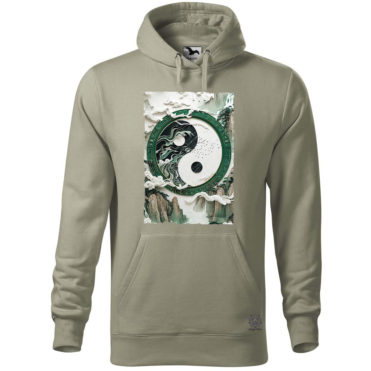 Jin Jang táj v3 egyedi  pulóver 