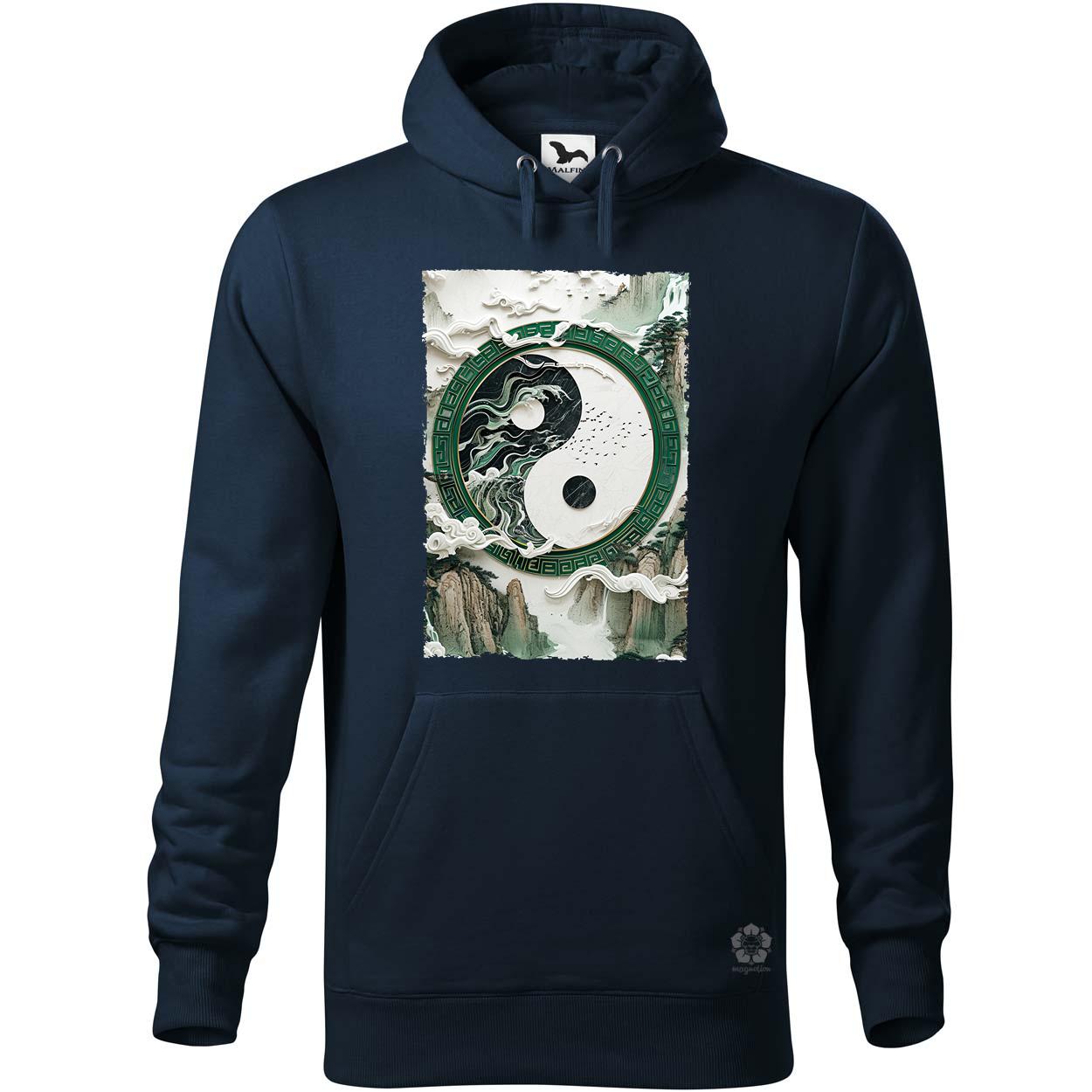 Jin Jang táj v3 egyedi  pulóver 