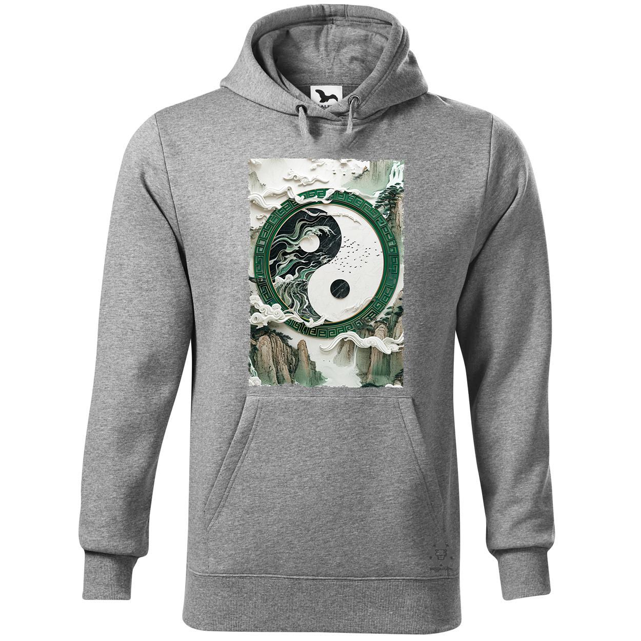 Jin Jang táj v3 egyedi  pulóver 