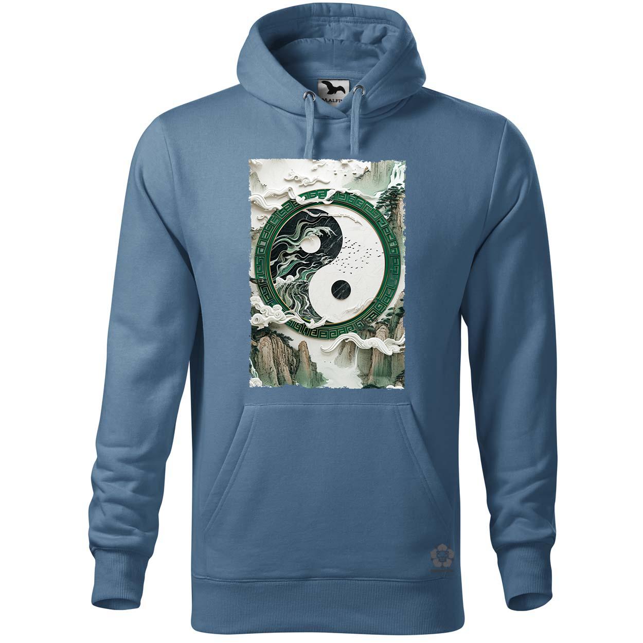 Jin Jang táj v3 egyedi  pulóver 