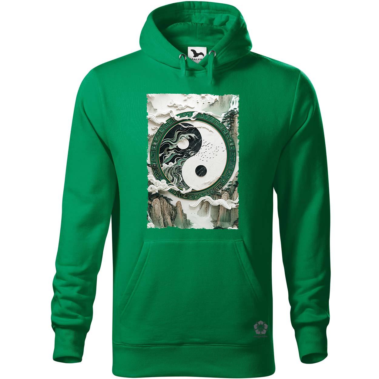 Jin Jang táj v3 egyedi  pulóver 