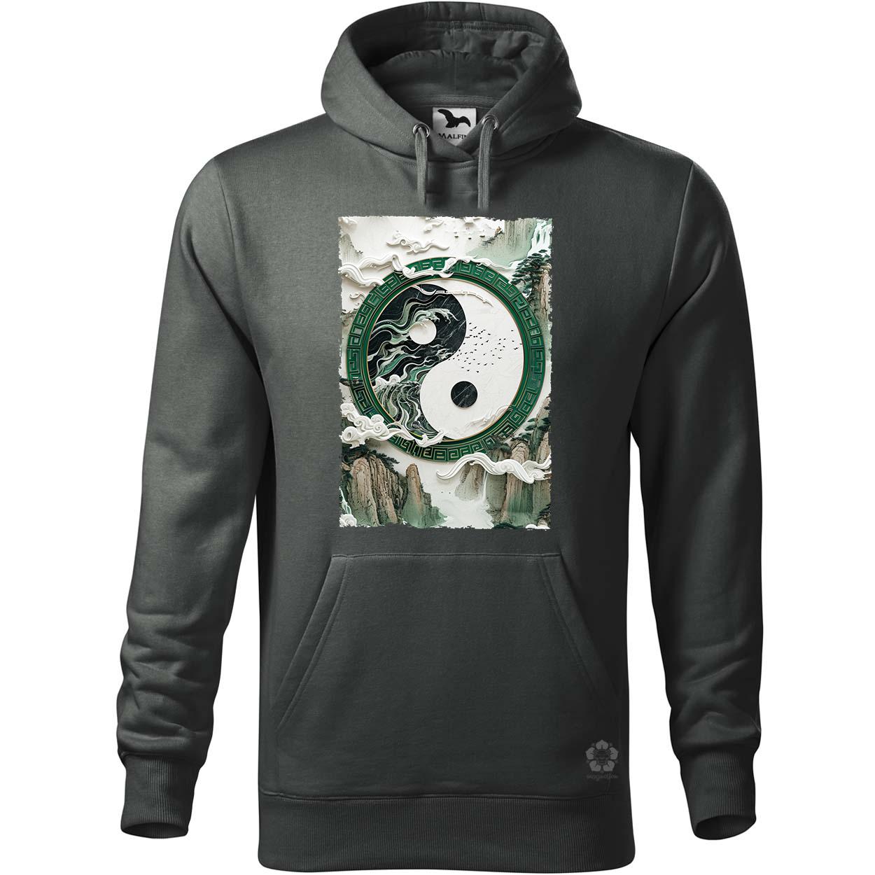 Jin Jang táj v3 egyedi  pulóver 