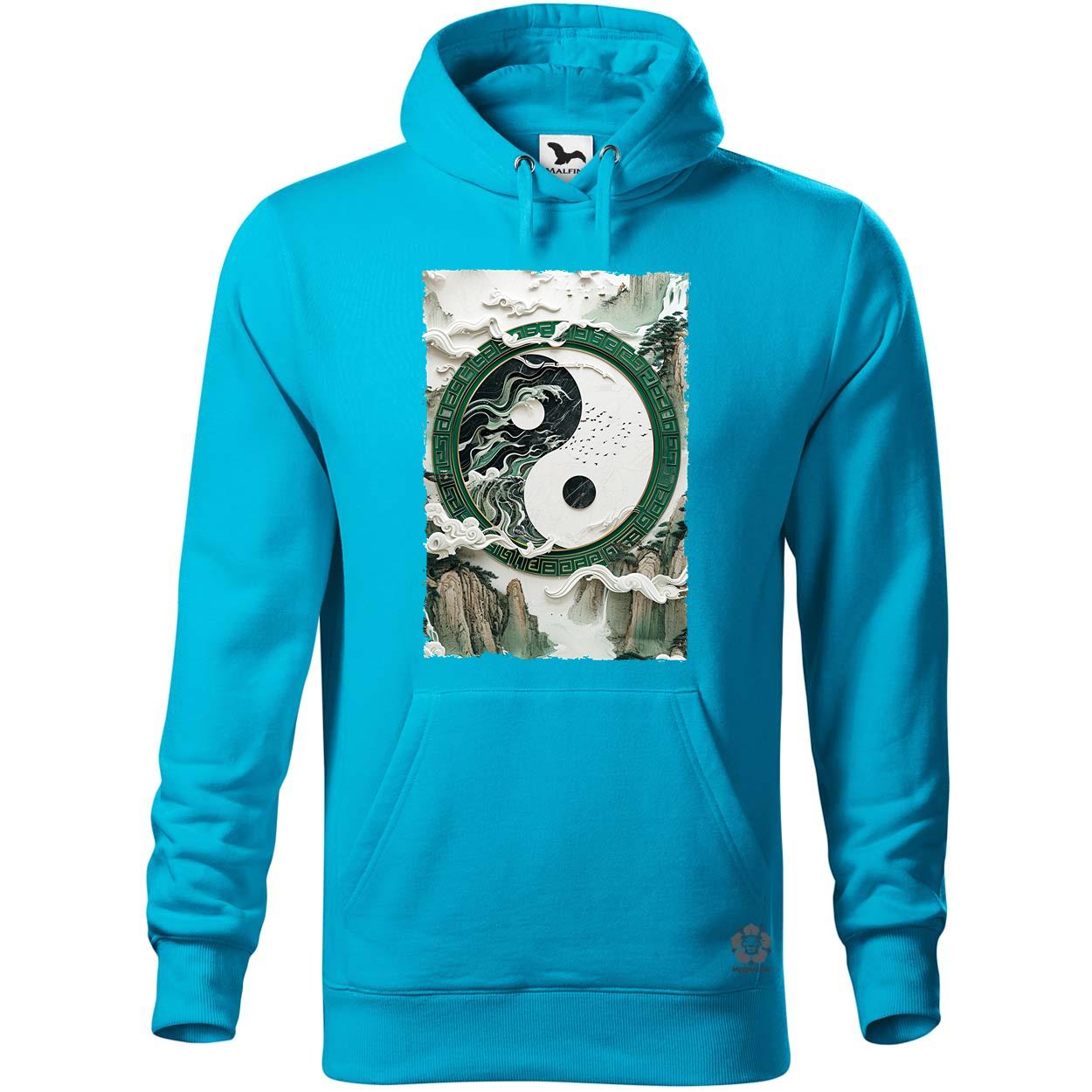 Jin Jang táj v3 egyedi  pulóver 