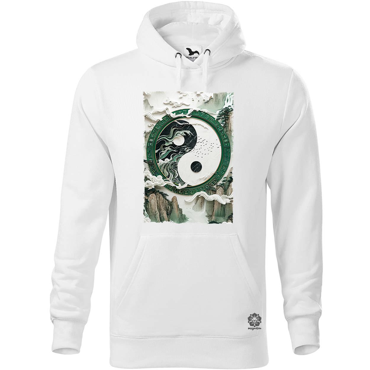Jin Jang táj v3 egyedi  pulóver 