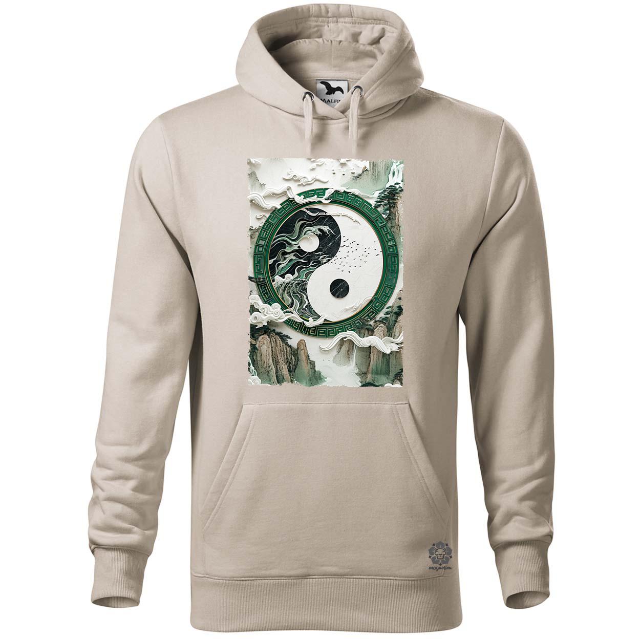 Jin Jang táj v3 egyedi  pulóver 