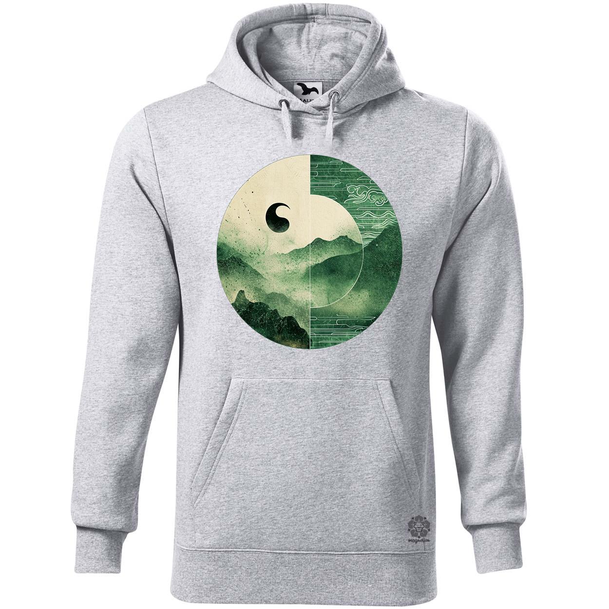Jin Jang táj v4 egyedi  pulóver 