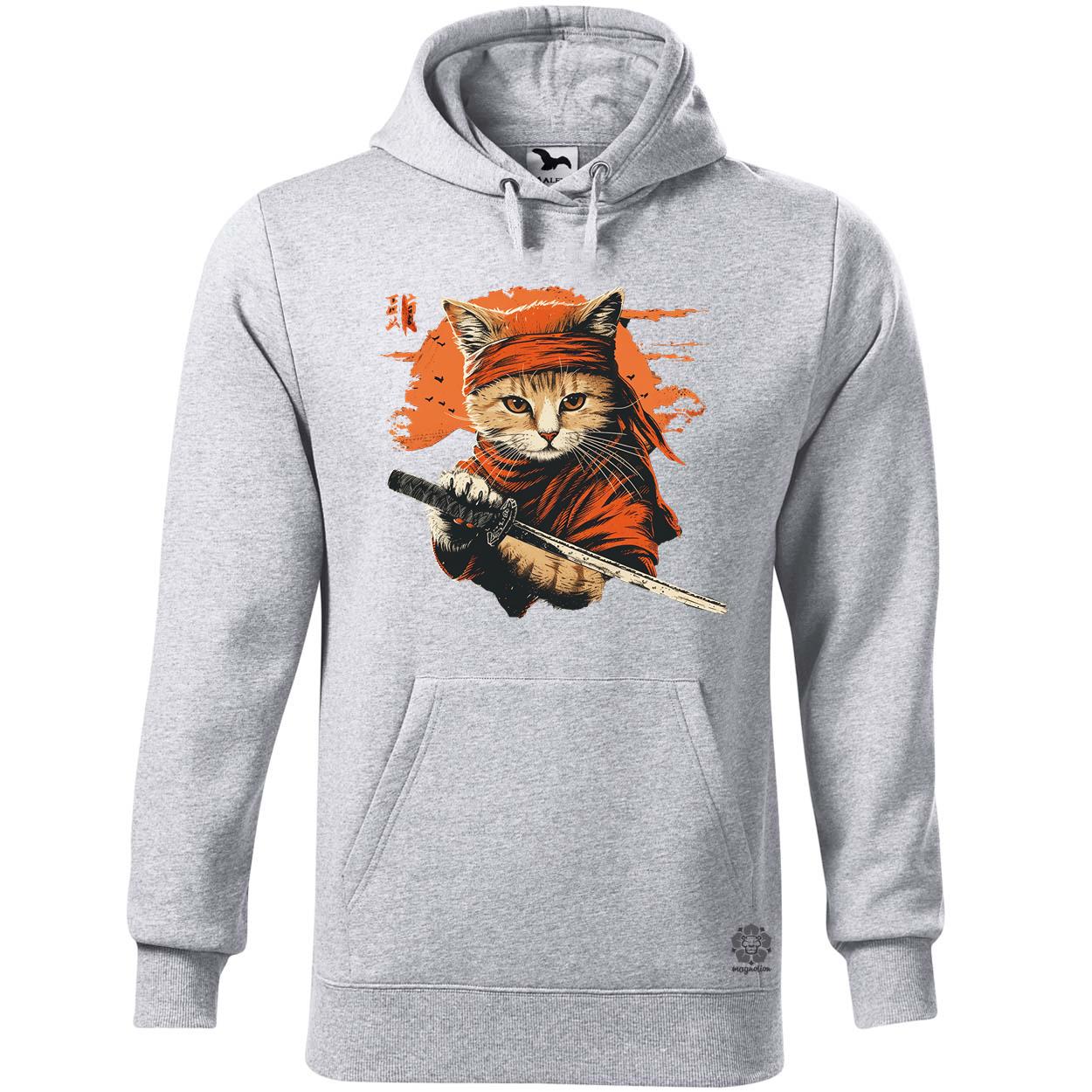 Ninja macska v4 egyedi  pulóver 