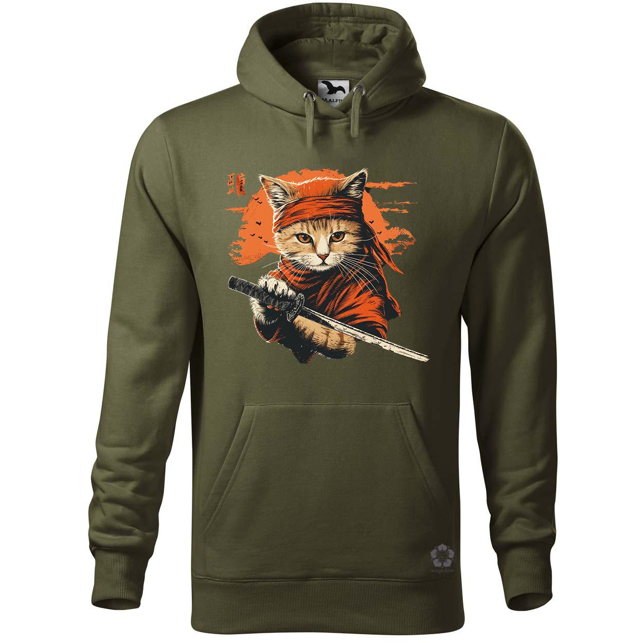 Ninja macska v4 egyedi  pulóver 