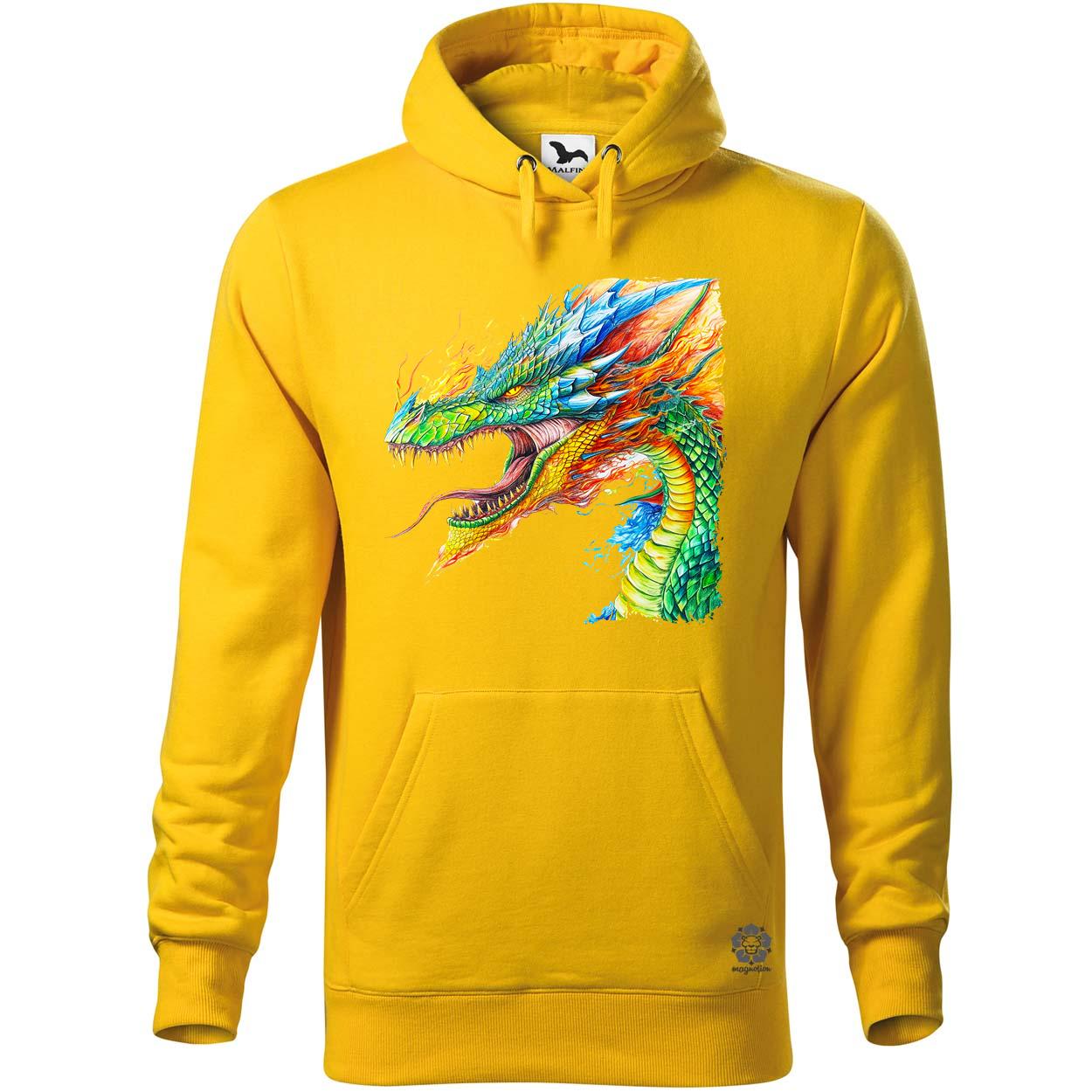 Színes sárkány rajz v2 egyedi  pulóver 