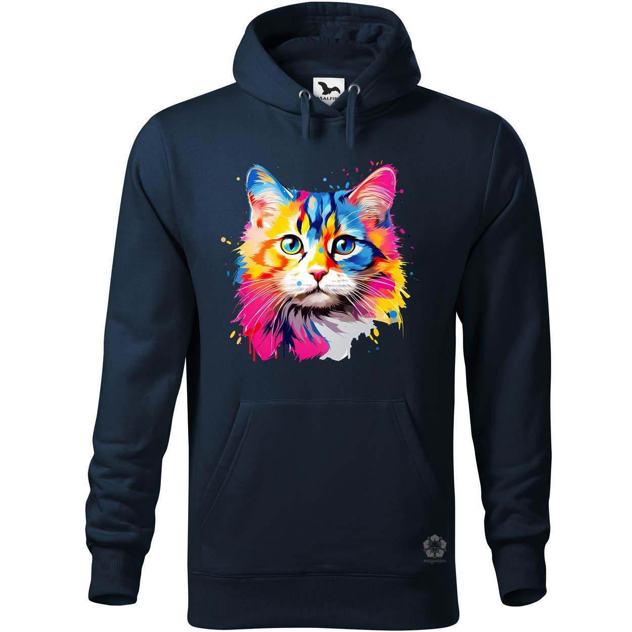 Vízfesték macska v2 egyedi  pulóver 