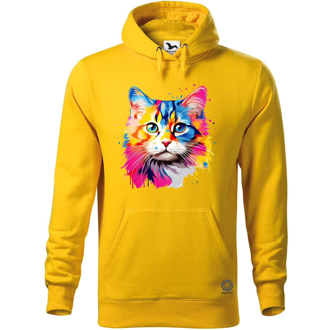 Vízfesték macska v2 egyedi  pulóver 