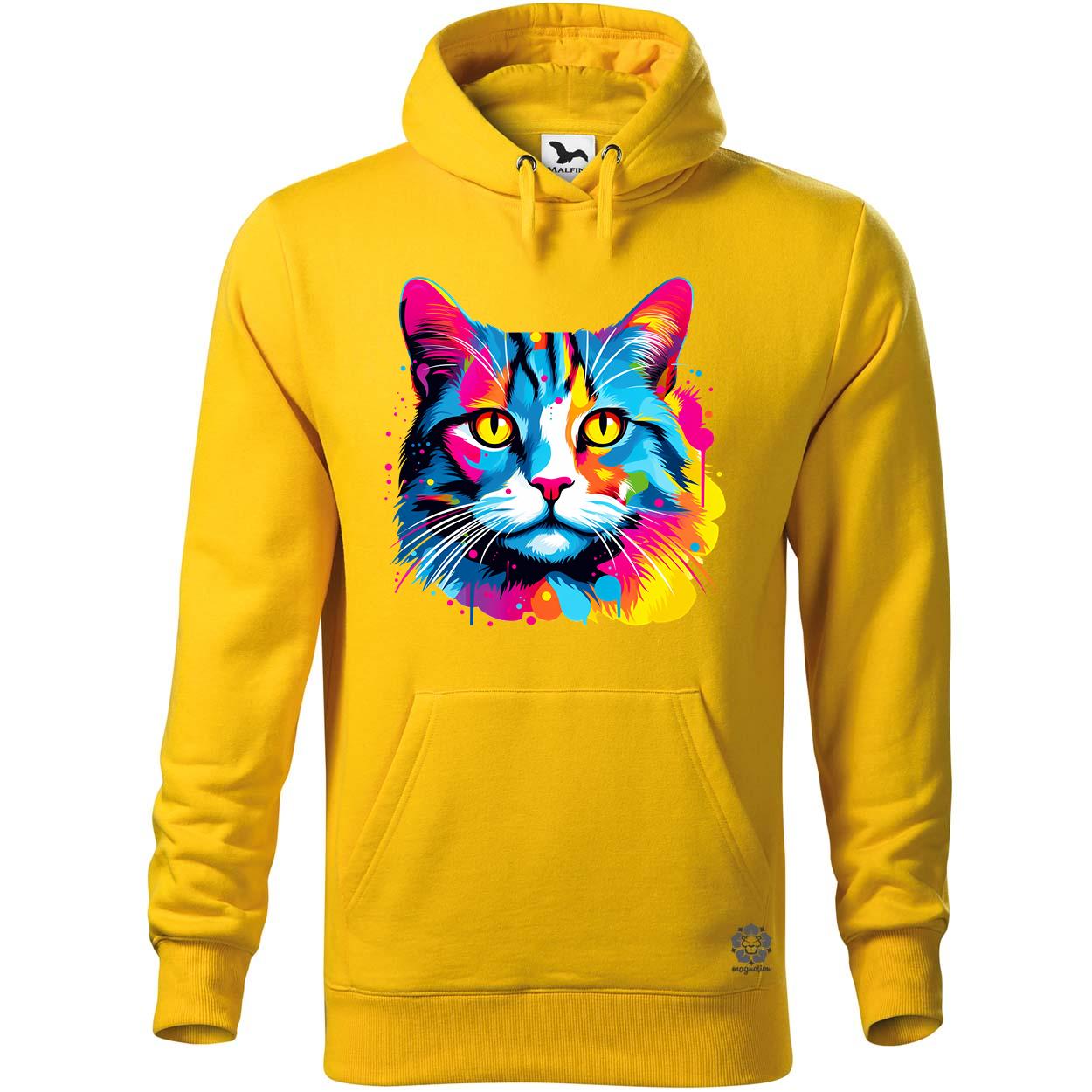 Vízfesték macska v3 egyedi  pulóver 