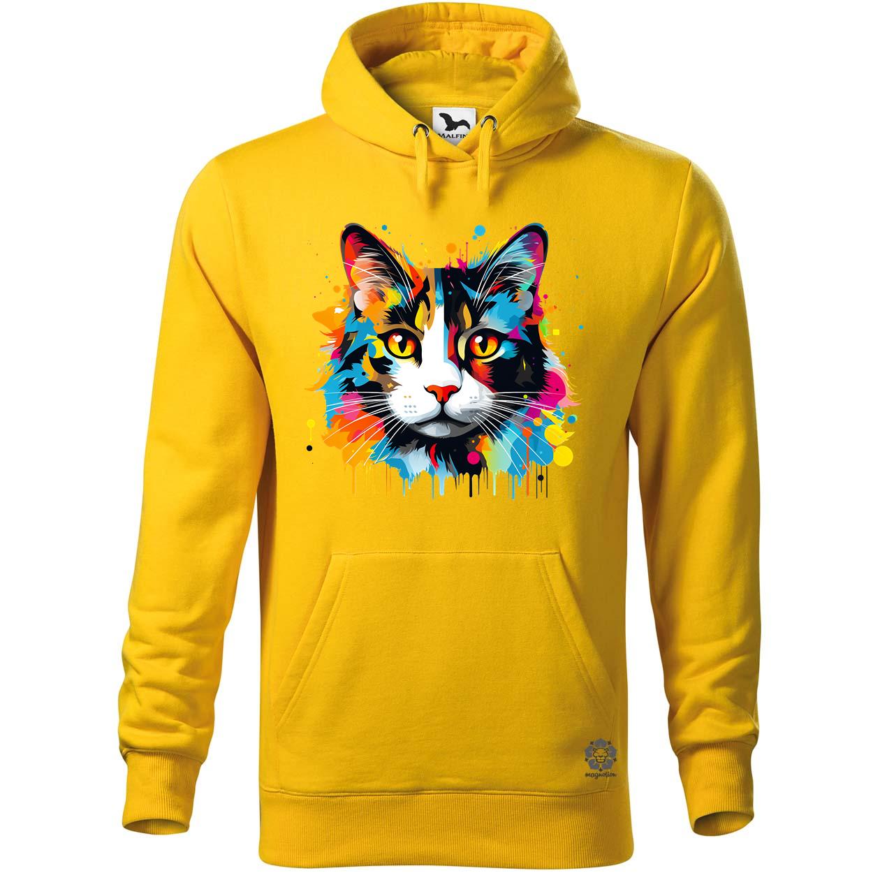 Vízfesték macska v4 egyedi  pulóver 