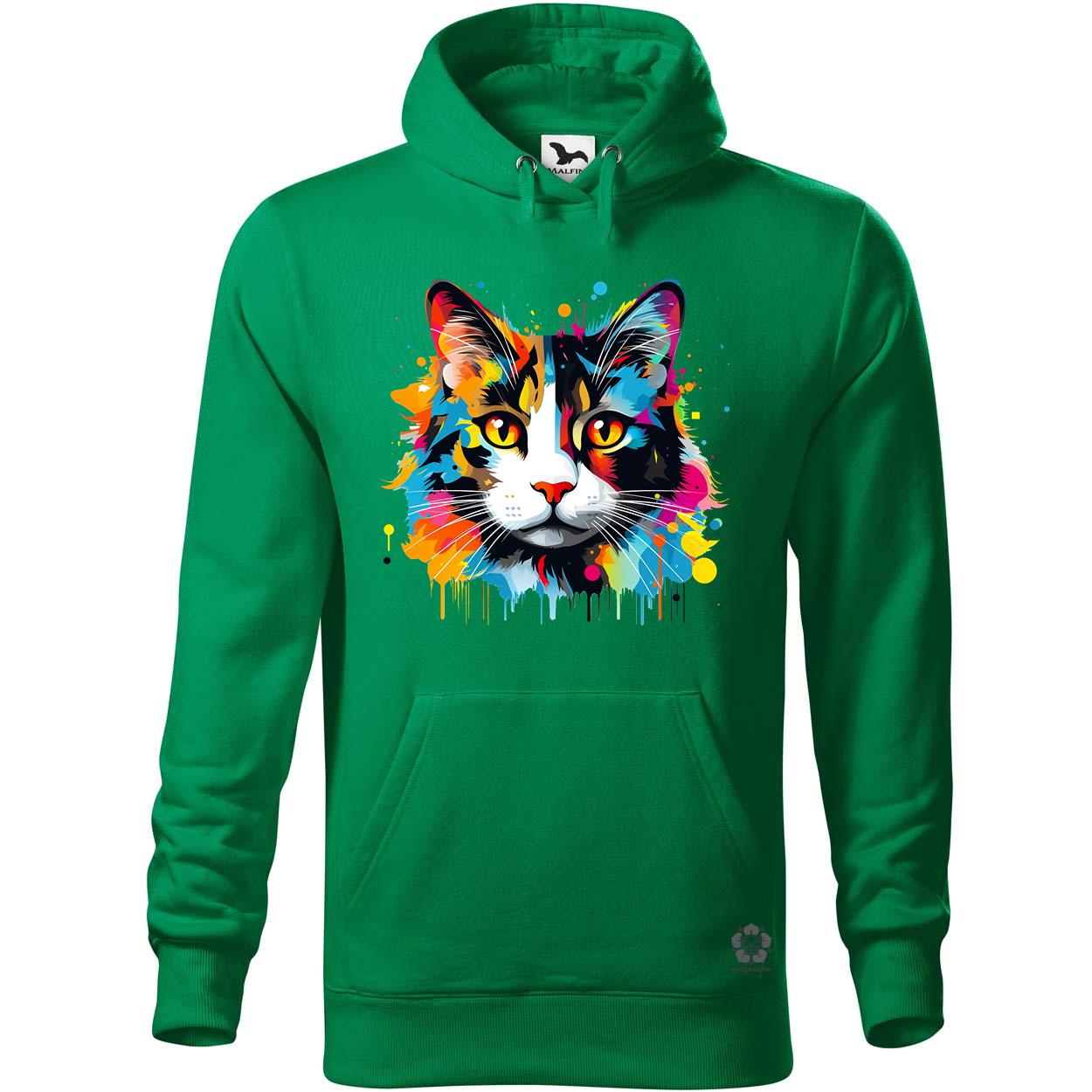 Vízfesték macska v4 egyedi  pulóver 