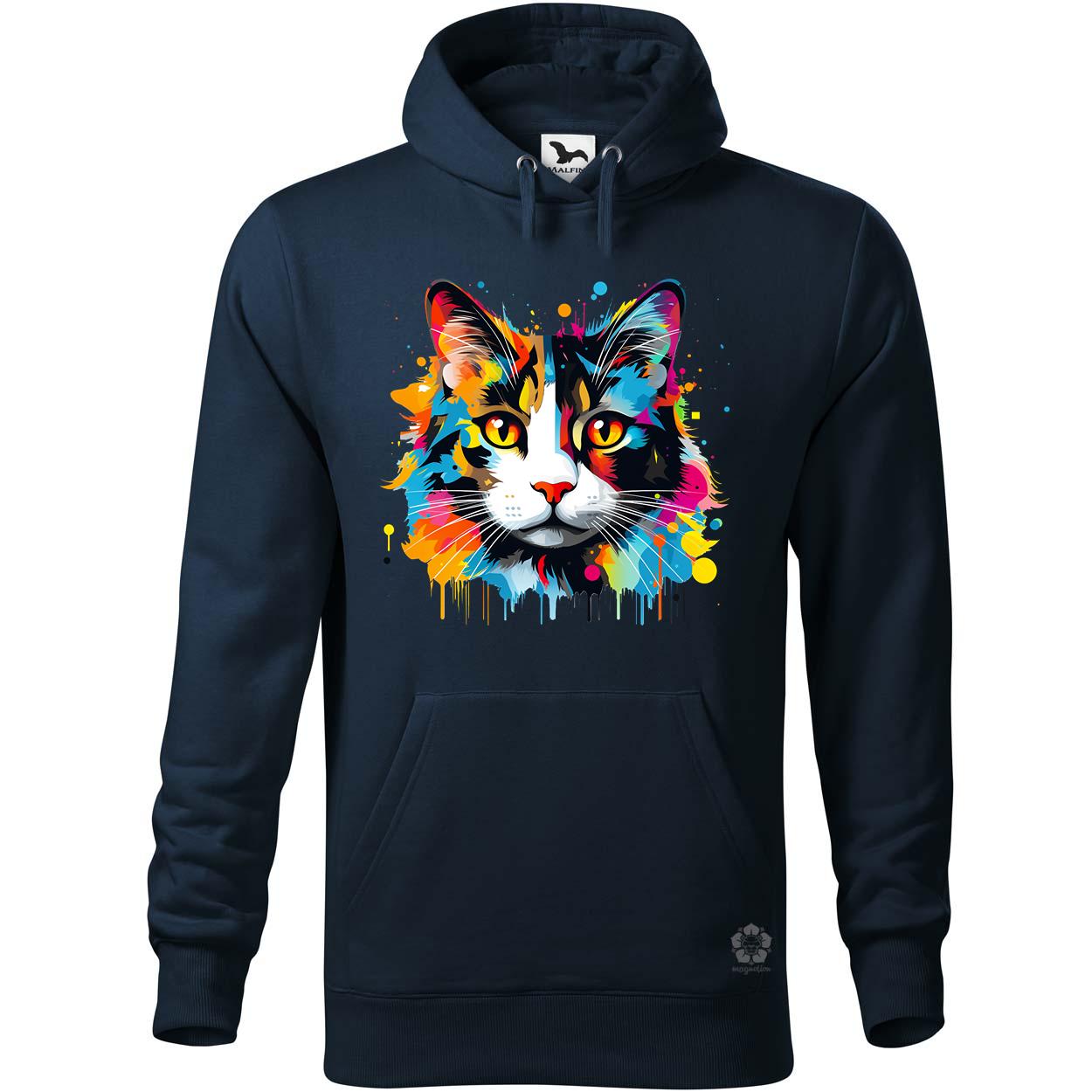 Vízfesték macska v4 egyedi  pulóver 
