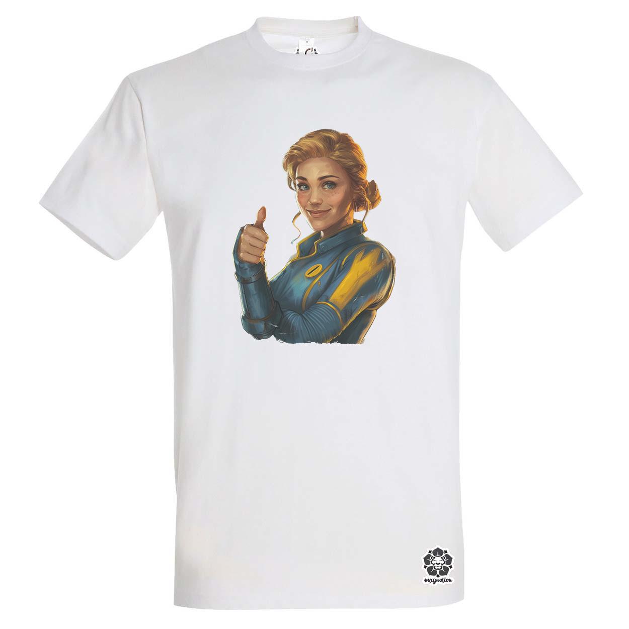 Fallout Lucy fanart v1 egyedi póló 