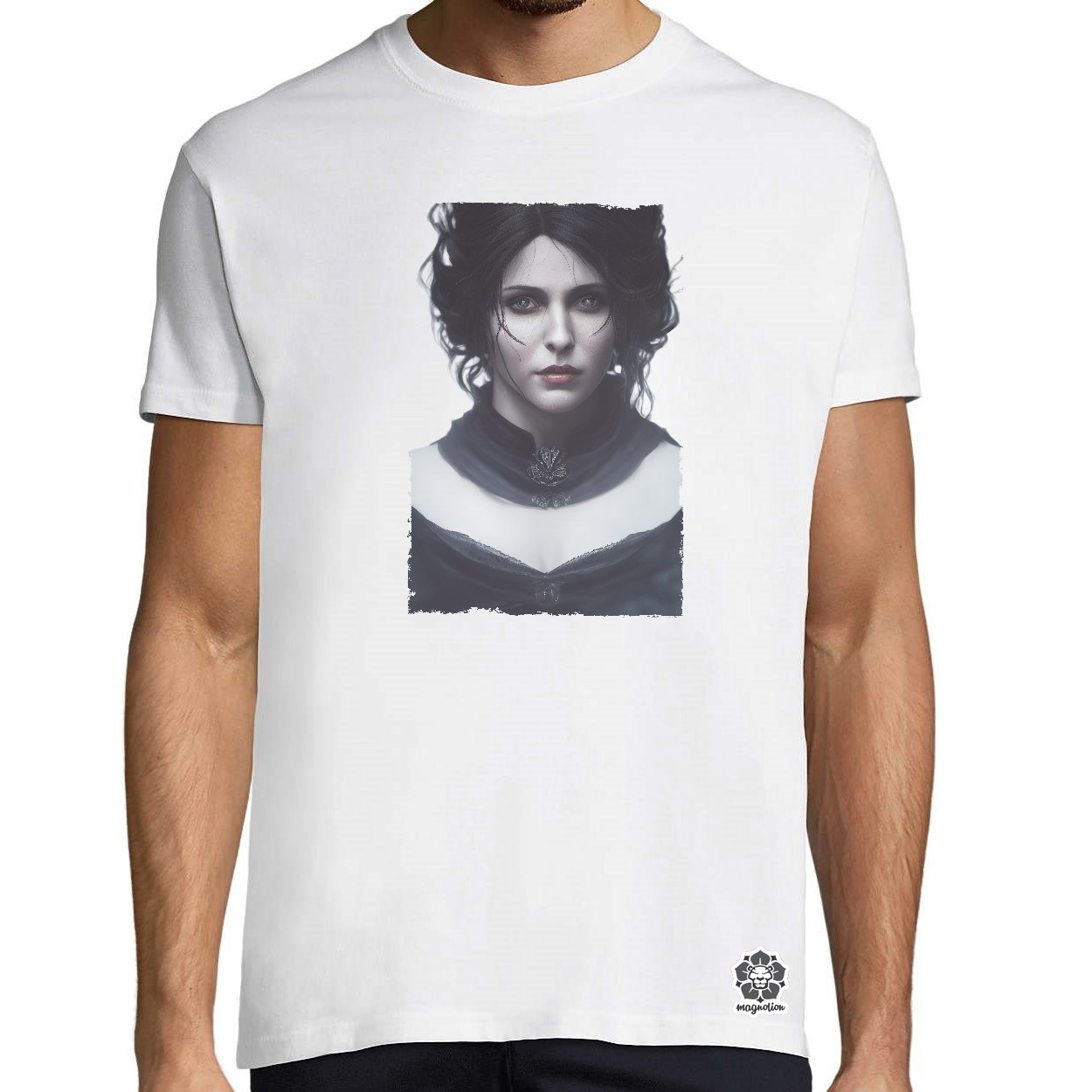 Fotorealisztikus Yennefer of Vengerberg v1 egyedi póló 