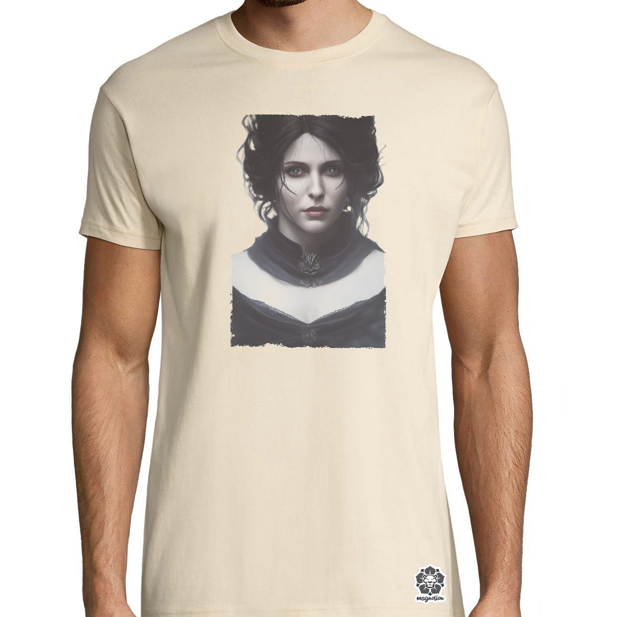 Fotorealisztikus Yennefer of Vengerberg v1 egyedi póló 