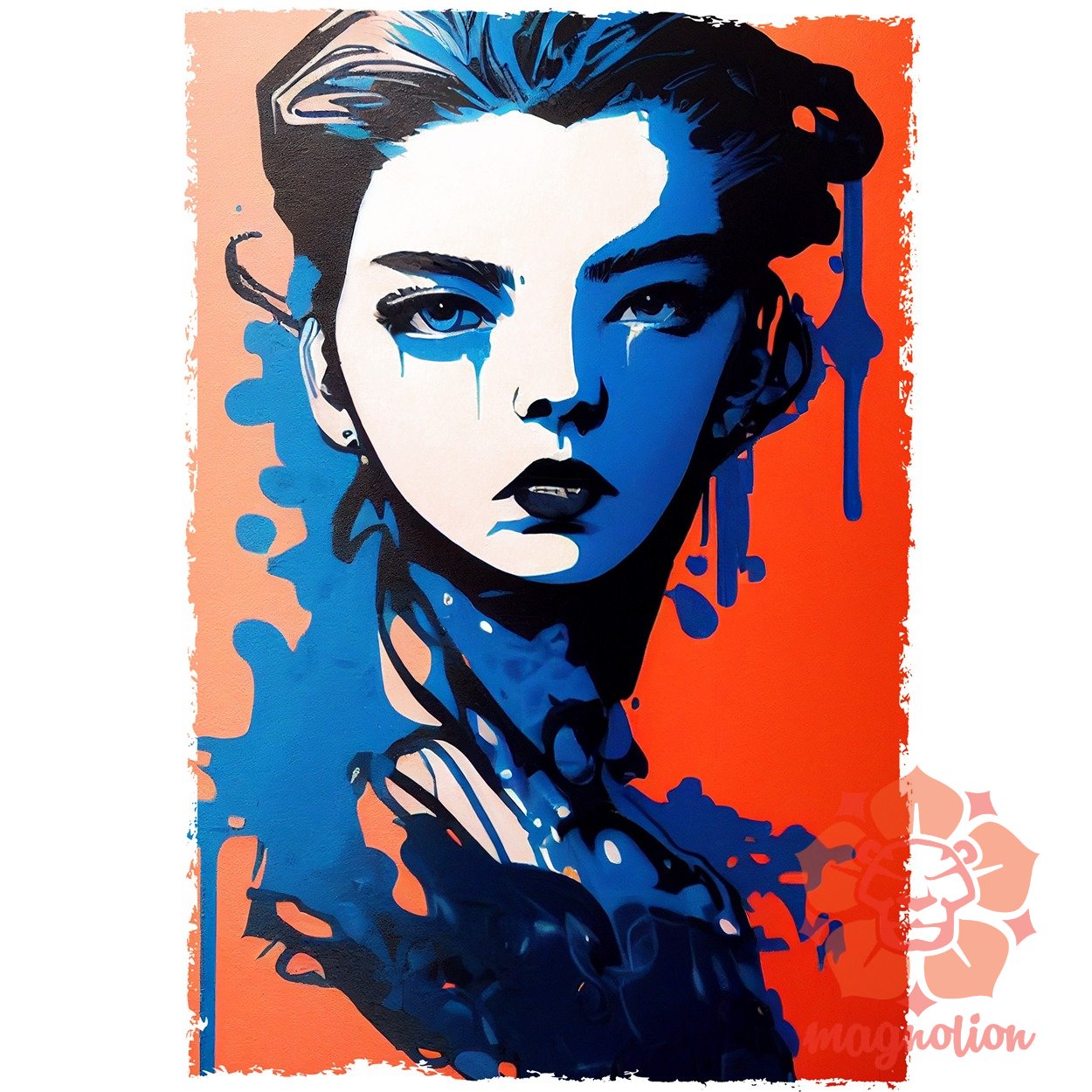 Grafiti művészet Anya Taylor-Joy v1 egyedi póló 