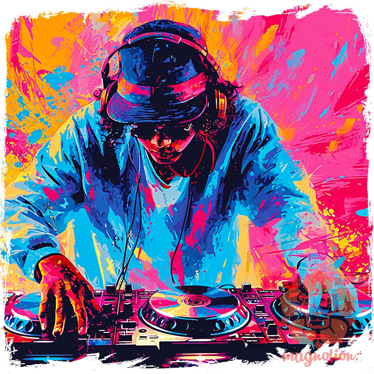 Graffiti DJ v7 egyedi póló 