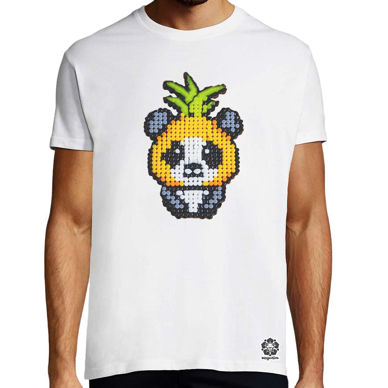 Gyöngy kawaii ananász panda v2 egyedi póló 
