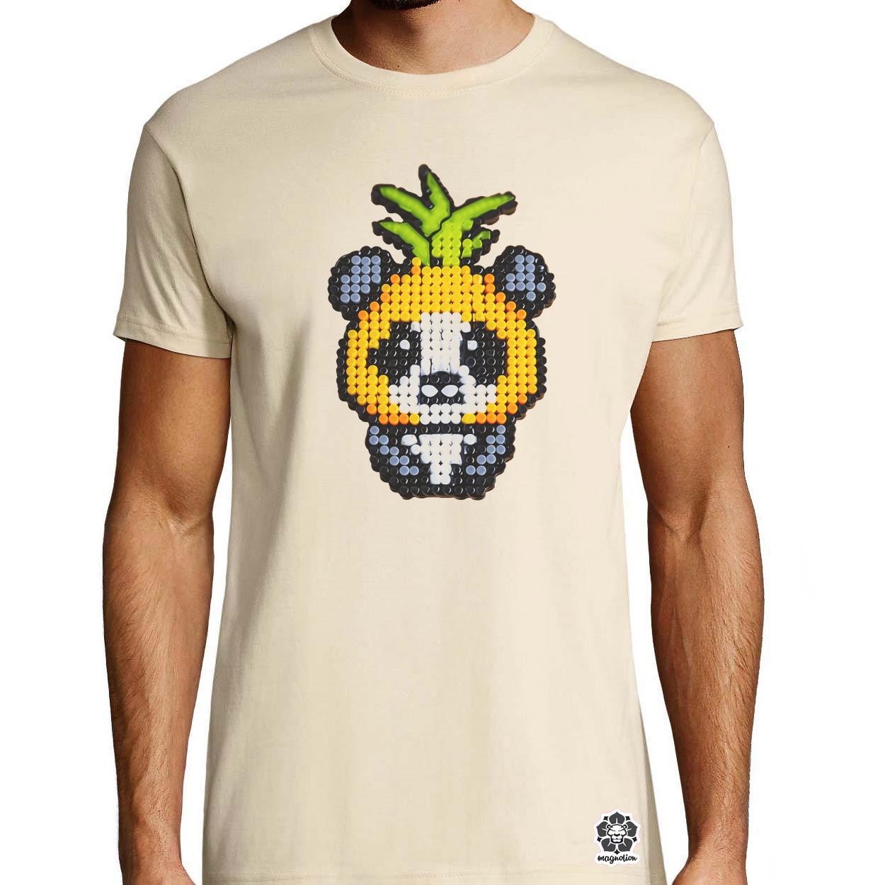 Gyöngy kawaii ananász panda v2 egyedi póló 