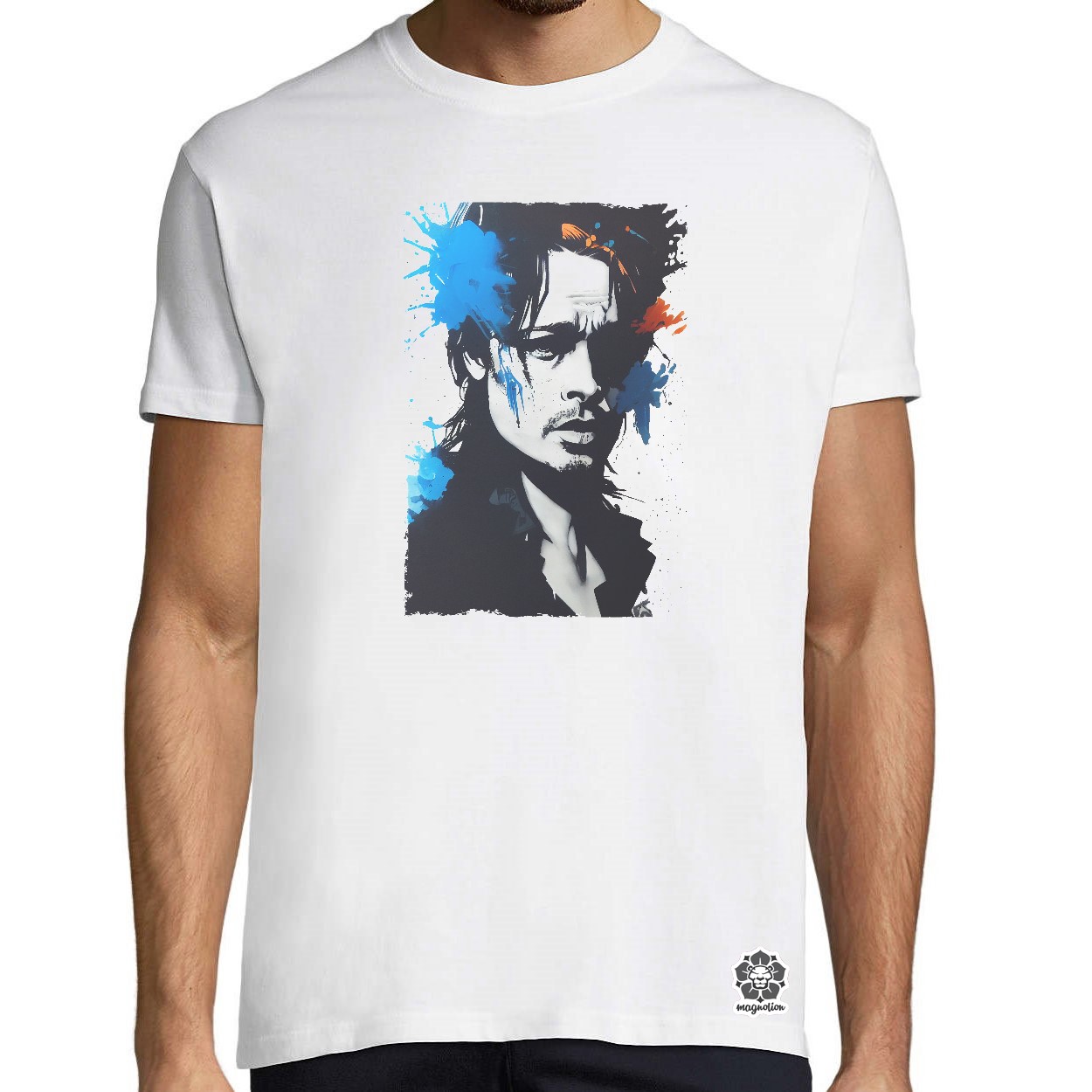 Grafiti művészet Brad Pitt egyedi póló 
