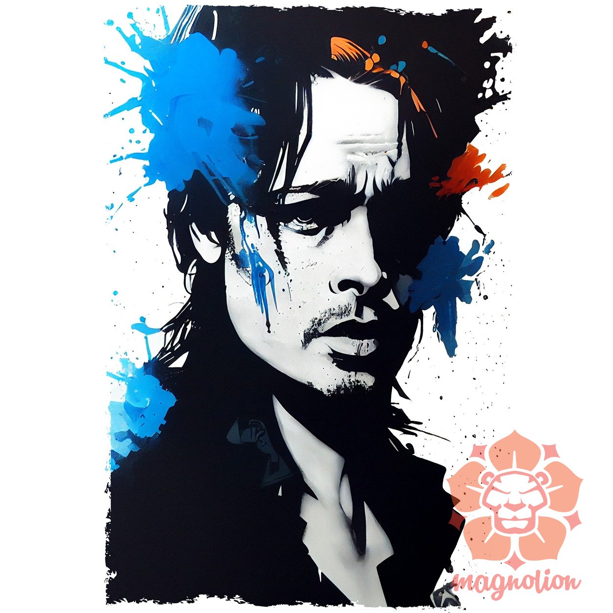 Grafiti művészet Brad Pitt egyedi póló 