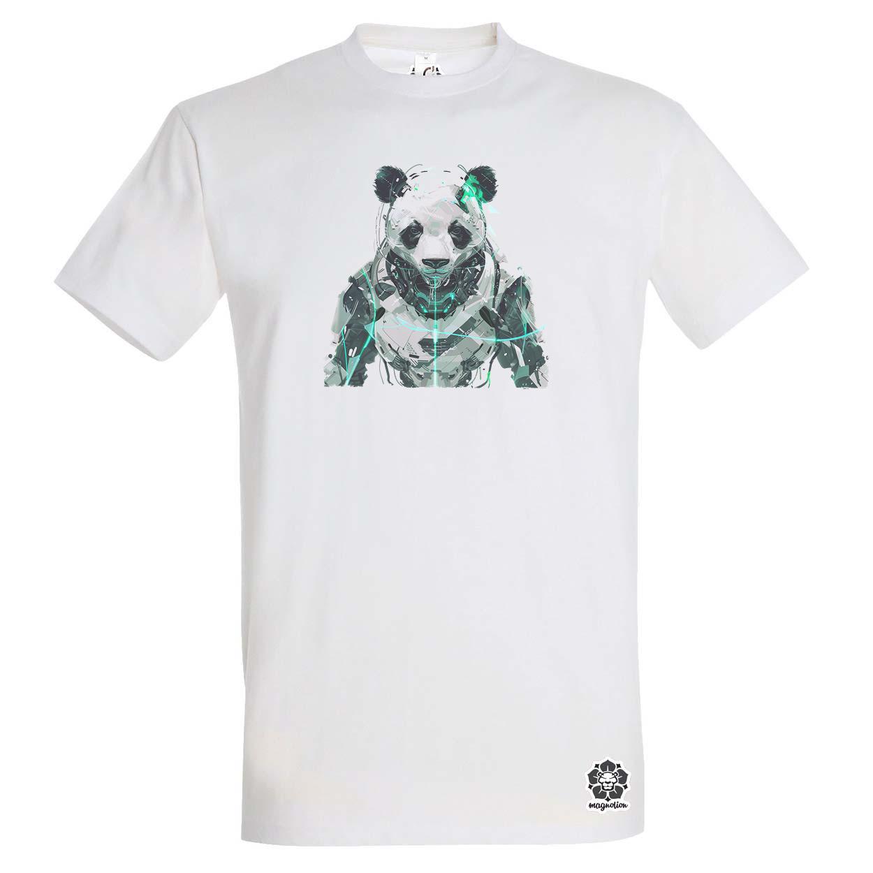Kiborg panda v1 egyedi póló 
