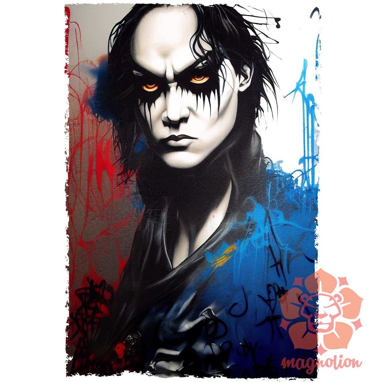 Grafiti művészet Brandon Lee as eric draven egyedi póló 