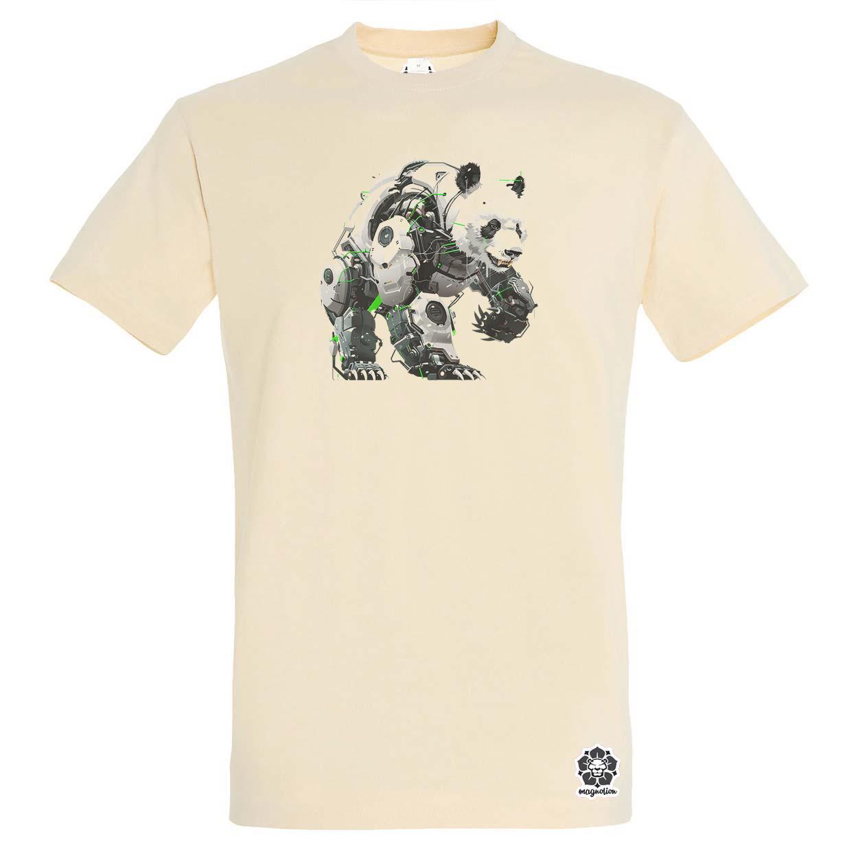 Kiborg panda v10 egyedi póló 