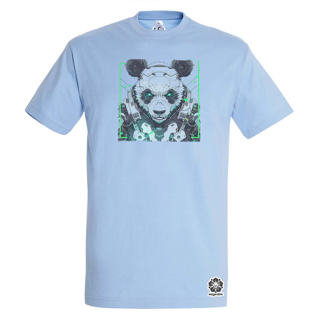 Kiborg panda v11 egyedi póló 