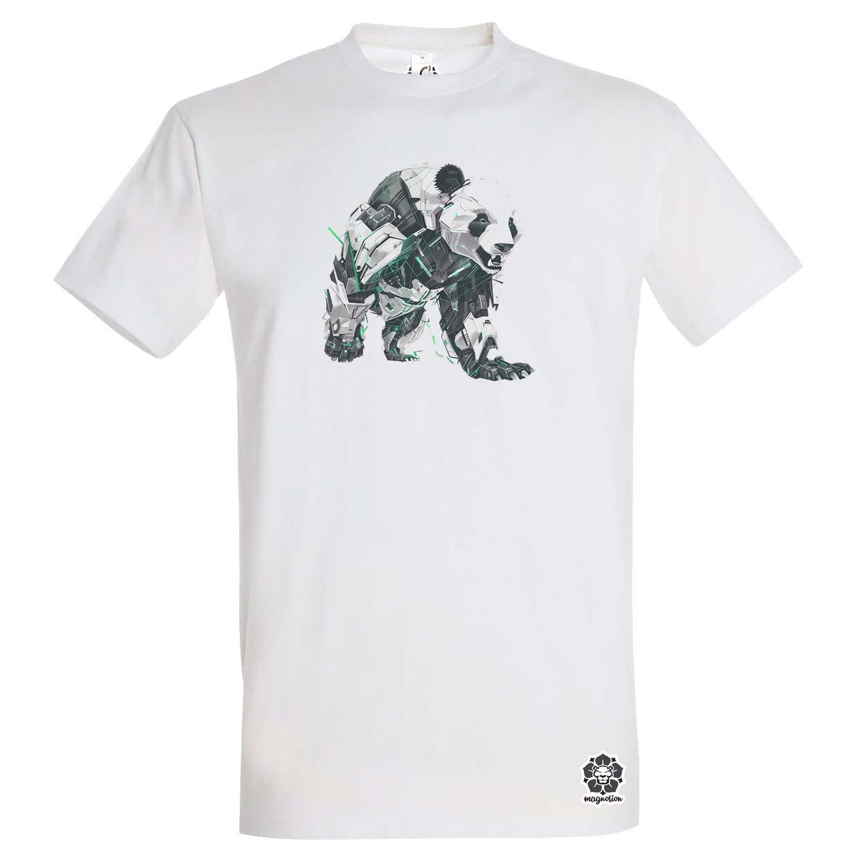 Kiborg panda v13 egyedi póló 