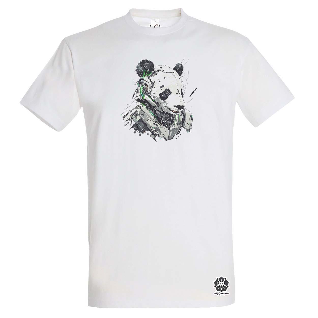 Kiborg panda v2 egyedi póló 